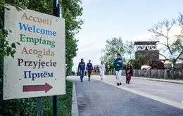 Wjazd do Taizé, 20 kwietnia 2025 r. // Fot. Antonina Palarczyk